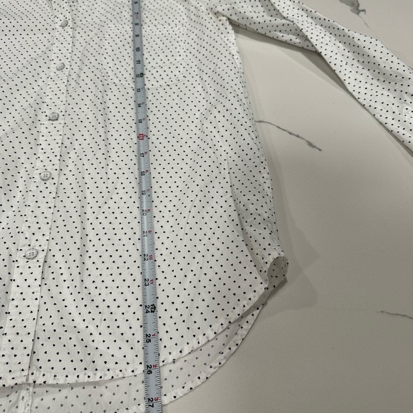 American Eagle Heart Pattern‎ Button Up Top Size L - Picture 5 of 5
